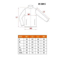 NEO POLAR ROBOCZY BASIC, CZARNY, ROZMIAR XL
