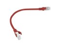 Kabel UTP Lanberg PCU5-10CC-0025-R (RJ45 - RJ45 ; 0,25m; UTP; kat. 5e; kolor czerwony)