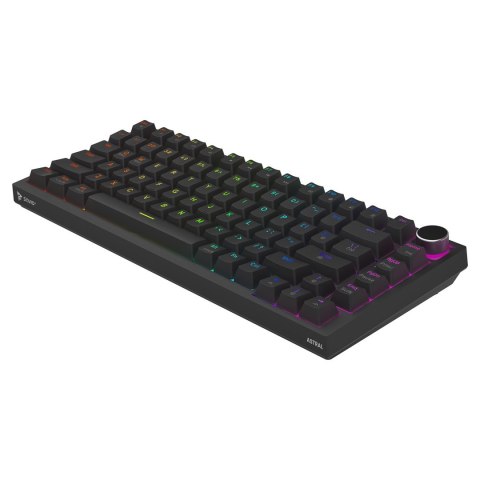 SAVIO KLAWIATURA MAGNETYCZNA ASTRAL BLACK OUTEMU WHITE JADE RGB