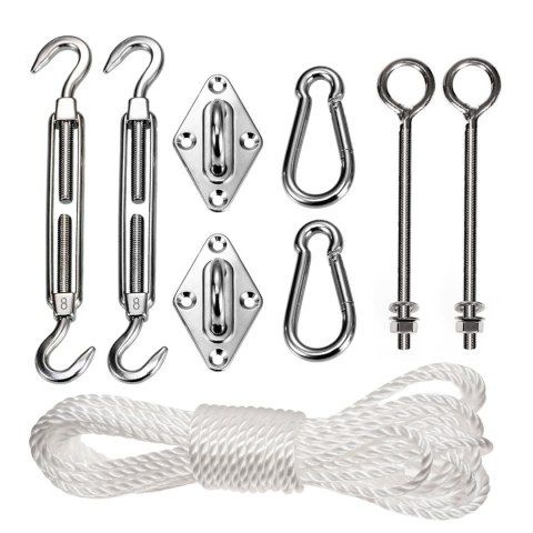 Zestaw metalowy do mocowania żagli GB508