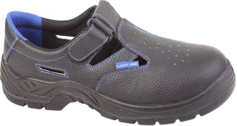 Sandały skórzane czar.-nieb., sb fo src, "39", ce, lahti