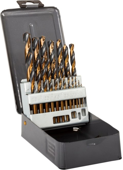 Wiertła do metalu hss din338 szlif.kr.szt.19(1-10mm) proline