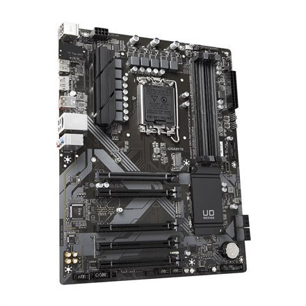 Gigabyte Gigabyte | B760 DS3H DDR4 1.0 M/B | Rodzina procesorów Intel | Gniazdo procesora LGA1700 | DDR4 DIMM | Gniazda pamięci 4 | Obsłu