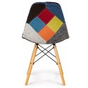 Komplet 4 krzeseł patchwork ModernHome