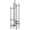 Wieszak z półkami stojak do garderoby regał szafka