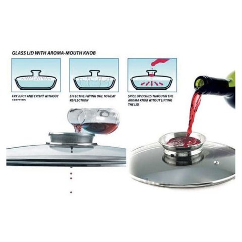 BRYTFANNA GARNEK KWADRATOWY 6.5L 28CM ZILNER ZL-7063