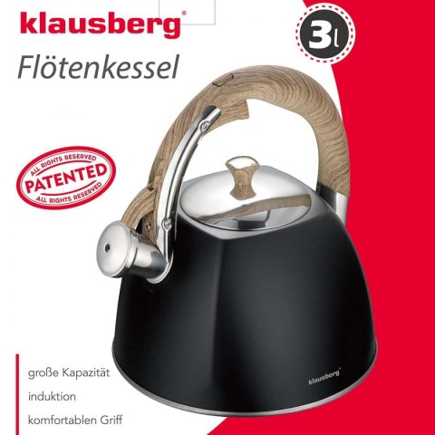 CZAJNIK STALOWY LAKIEROWANY 3.0L KLAUSBERG KB-7498