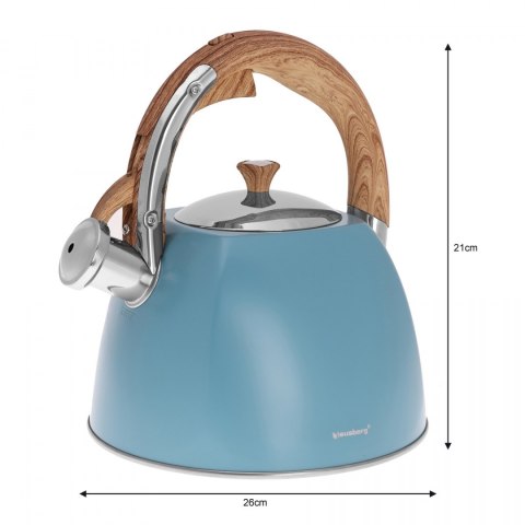 CZAJNIK STALOWY LAKIEROWANY 3.0L KLAUSBERG KB-7499