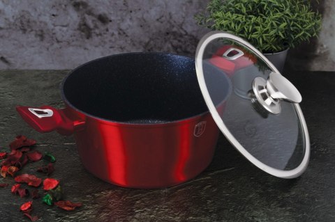 GARNEK 8.0L 30CM BERLINGER HAUS METALLIC LINE BURGUNDY BH-6192