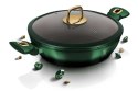 GARNEK GRANITOWY NISKI 3.8L 28CM BERLINGER HAUS METALLIC LINE EMERALD BH-6060