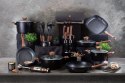 WOK Z POWŁOKĄ GRANITOWĄ 28cm 3.2L BERLINGER HAUS EBONY ROSEWOOD BH-1719