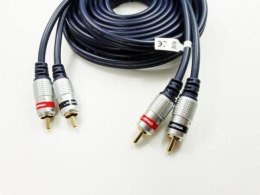 Kabel 2*RCA Digital 20m złote