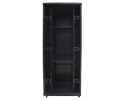 Szafa 19" stojąca 42U 800x1000 BETA RAL9004 szkło