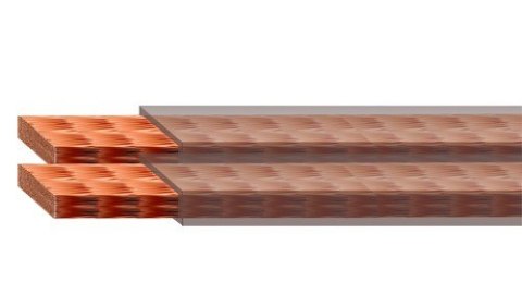 Przewód głośnikowy Cu płaski 2x1,0mm
